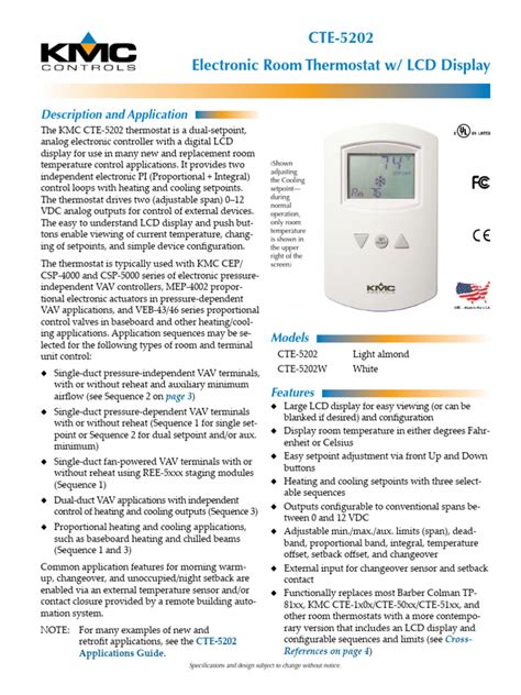 How to set a kmc thermostat.  Install scale plate under the setpoint indicators.  The CTE-52...