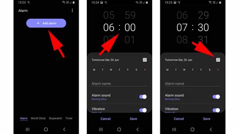 How to set alarm in