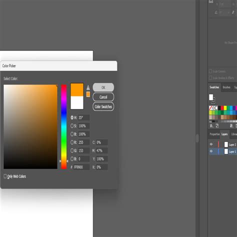 How to set background colour in illustrator