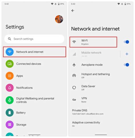 How to set ip address in android