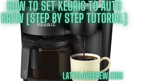 How to set keurig to auto brew. Step 1: Check Compatibility Step 2: Gather Required Materials Step 3: Set the Time Step 4: Fill the Water Reservoir Step 5: Insert Coffee Pod Step 6: Set Auto Brew Time Step 7: … 