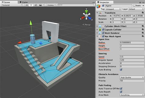 How to set navmesh unity.  This class also lets you set the pathfinding cos...