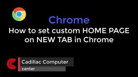 How to set new tab in chrome