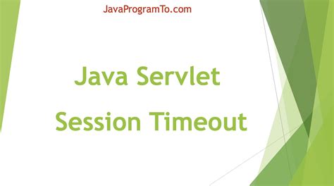 How to set session timeout in java