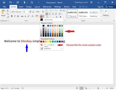 How to set text color and font type of header row for all tables in