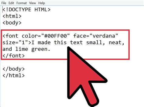 How to set text color in html