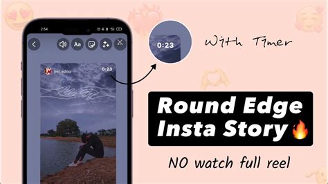 How to set timer in instagram story