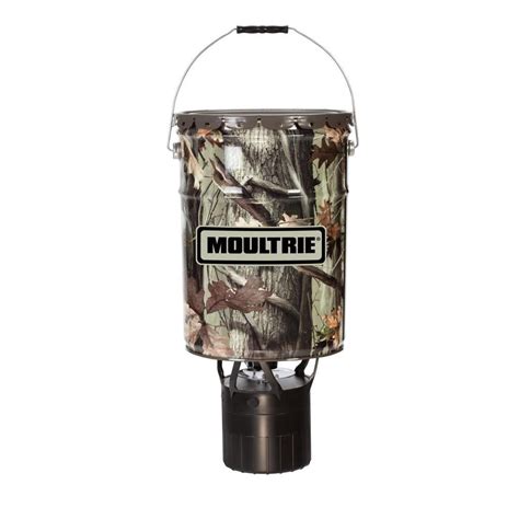 We offer both pond and lake fish feeders. Browse Moultrie's automatic fish feeders today. ... Set Descending Direction. 15-Gallon Directional Feeder . $149.99. Add to Cart. Compare. 6.5-Gallon Directional Hanging Feeder ... This directional fish feeder features a 30-degree coverage area and a digital timer that can be programmed for up to .... 