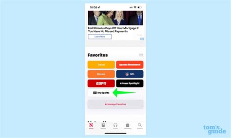 How to set up My Sports on the iOS 16 News app Tom s Guide