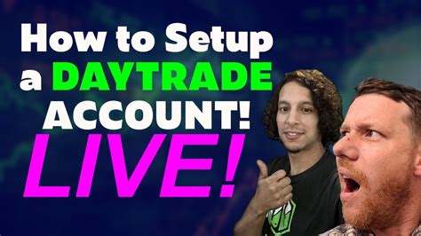 How to set up a day trading account. Welcome to our intro on learning how to set up a day trading business which will give you a better understanding of what you'll need and your expectations. 
