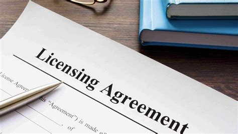 How to set up a licensing agreement