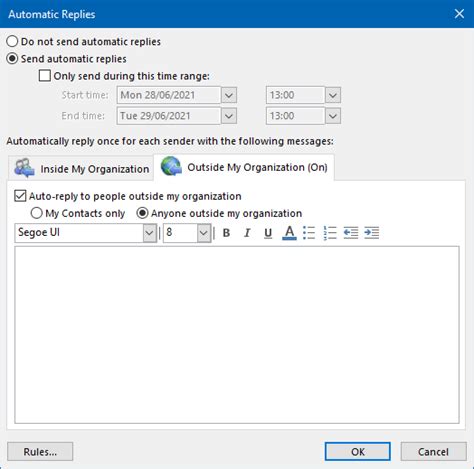 How to set up out of office messages in Outlook + protips