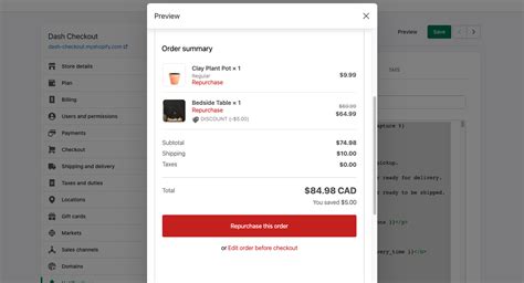 How to setup Shopify order notification templates Dash Checkout Help