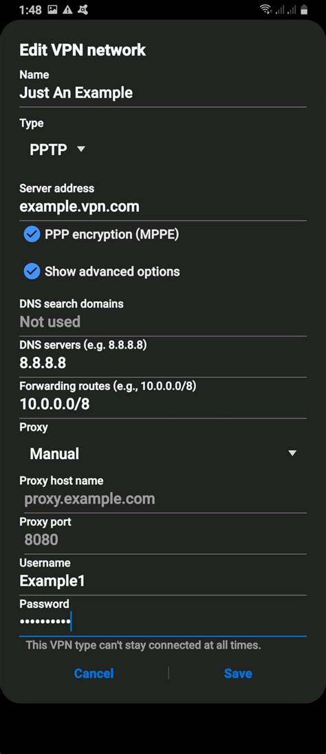 How to setup a VPN on Android