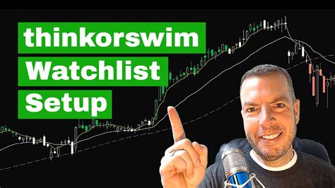 How to setup a Watchlist in Thinkorswim 📈 - YouTube