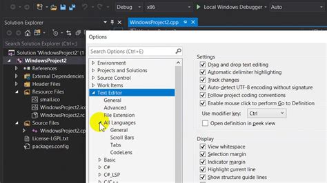 How to setup automatic Word Wrap in the Visual Studio YouTube