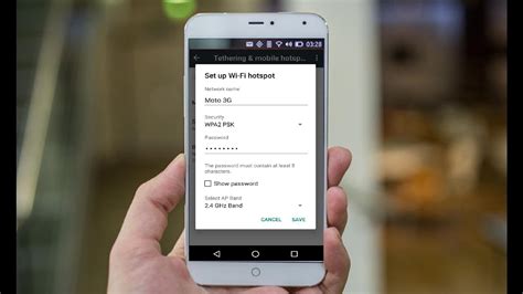 How to setup password 🔑 protected Wi-Fi Hotspot in android