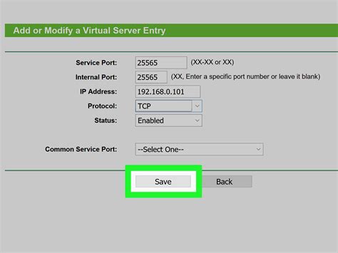 How to setup port forwarding for minecraft