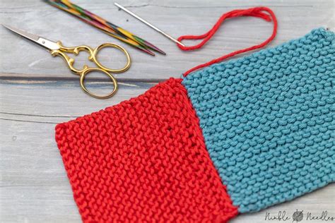 How to sew side seams in garter stitch - The Blog - US/UK