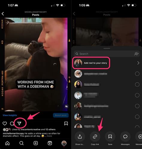 How to share a reel on instagram. 1. On the post you wish to share, tap the three horizontal dots ("...") located to the right of the user who posted the respective photo or video. 2. From the menu, tap "Share to…". From here ... 