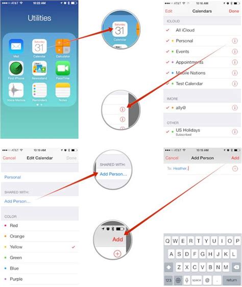 How to share an iCloud calendar on your iPhone and iPad Knowledgebase