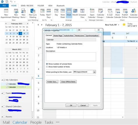 How to share calendars in Exchange 2013