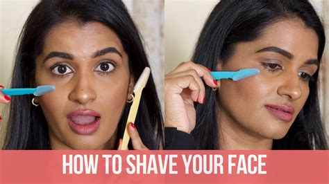 How to shave your face woman. 8. Rinse and Refresh. Once you’ve completed your shaving ritual, rinse your face with cold water to close your pores and invigorate your skin, then gently pat your face dry with a clean towel. 9. Aftershave Care. Complete your shaving experience by applying an alcohol-free aftershave balm or moisturising lotion. 