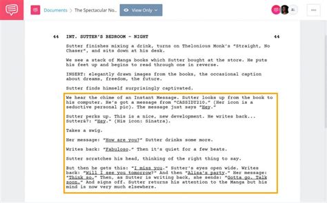 How to show text message in screenplay