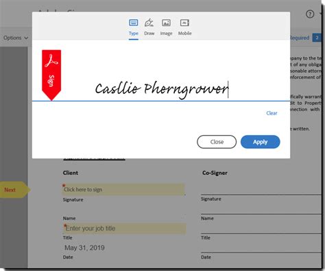 Getting started with Acrobat Sign. Sending to a single recipient. Sending to multiple recipients. Adding fields to your documents. Configure sending options. Modifying a document after sending. Replacing a signer. Set deadlines and reminders. Signing.