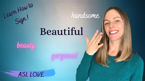 How to sign beautiful in asl