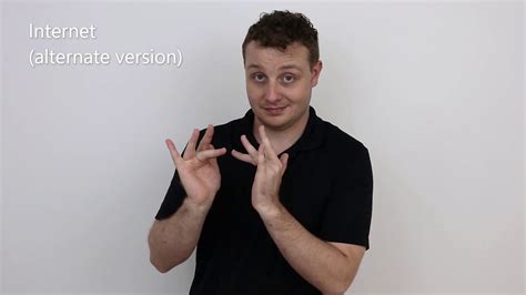 How to sign internet in asl