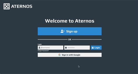 How to sign into aternos. .  ...