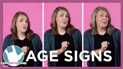 How to sign years old in asl