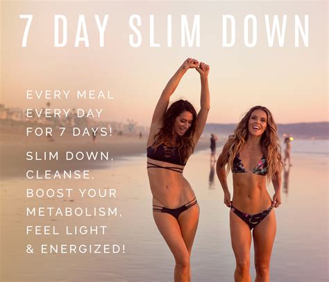 How to slim down in a day