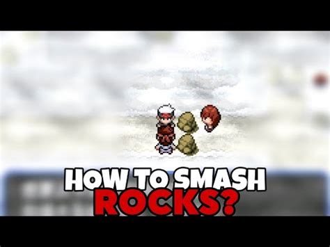 How to smash rocks in pokemon emerald
