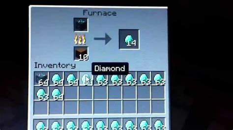 How to smelt diamond in minecraft