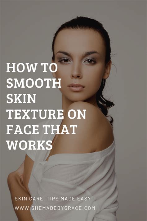 How to smooth skin texture on face. Thus, skin type can be broken down into five different categories: normal, oily, dry, combination and sensitive skin,” explains Dr. Weitz. “Skin texture refers to how the surface of your skin feels to touch. Ideally, skin is soft and supple but certain conditions can cause it to feel rough and bumpy.”. 