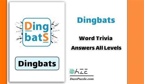 How to solve dingbats.  All levels we published with full video and image hint.  Can...