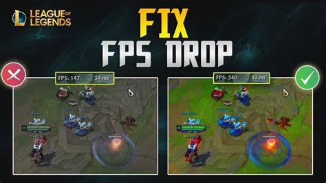 How to solve fps drop in lol