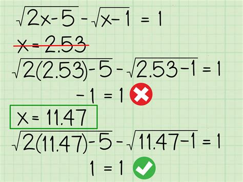 How to solve radical equations. The steps for solving radical equations involving square roots are outlined in the following example. Example \(\PageIndex{3}\): Solve: \(\sqrt { 2 x - 1 } + 2 = x\). Solution. Step 1: Isolate the square root. Begin by subtracting 2 … 