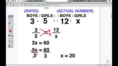 How to solve ratio questions in maths