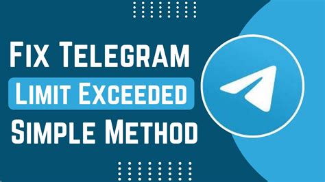 How to solve telegram limit exceeded.  Follow the right method step by step to solve the lim...