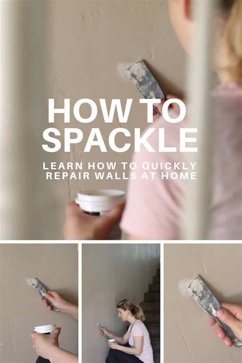 How to spackle. Hi Sherry-a few spackling tips. Based on your pictures, you might want to choose a much larger spackling blade. Even a small nail hole requires a 8-10″ spackling blade. Get a nice amount of spackle on the knife and “pull the spackle tight” by applying a area about 6-8″ out from the blemish or wallboard line. 