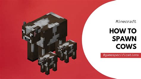 How to spawn cows minecraft
