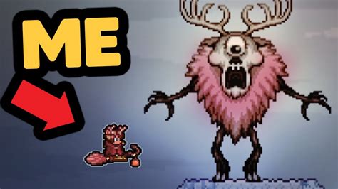 How to spawn deerclops. 1. Break one naturally-occurring larva in the Hive biome. 2. Use the craftable item Abeemination in the Jungle biome. Skeletron. Speak to the Old Man NPC standing at the entrance to the Dungeon at ... 