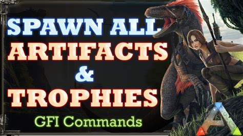 Any Artifact Command (GFI Code) The admin cheat command, along with this item's GFI code can be used to spawn yourself Any Artifact in Ark: Survival Evolved. Copy the command below by clicking the "Copy" button. Paste this command into your Ark game or server admin console to obtain it. For more GFI codes, visit our GFI codes list.. 