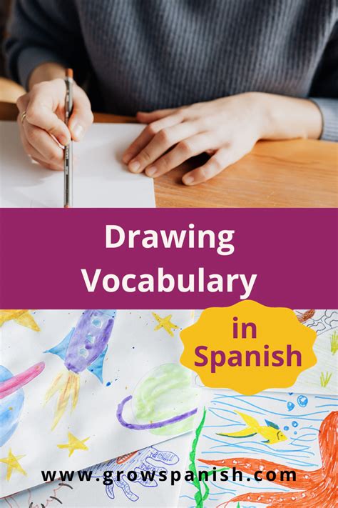 How to spell drawing in spanish