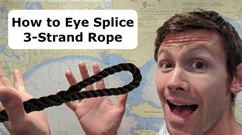 How to splice an eye in a rope - YouTube