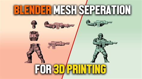 How to split a COMPLEX STL model into two objects using Blender using