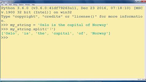 How to split a string in Python programming language YouTube